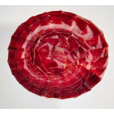 Bellota Ibérico Schinken mit dem Messer geschnitten 75% iberische Rasse