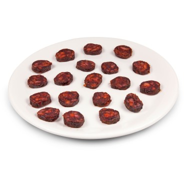Morcilla achorizada rodajas