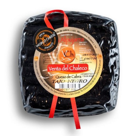 Schwarzes Aufwärmen aus Ziegenkäse